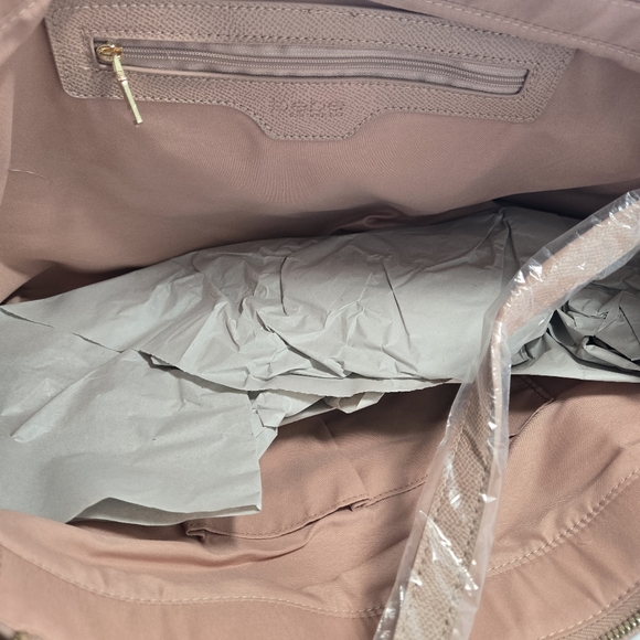 bebe Pink Tote with Monogram Clutch - Picture 11 of 12